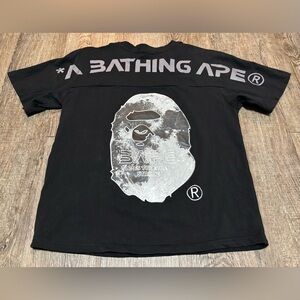 BAPE Ape Head Moon Reflective T-Shirt Size Medium